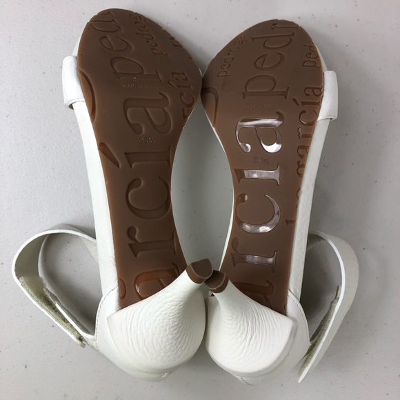 Pedro Garcia Sandals White Cervo Winka Size 36.5 - Picture 7 of 8